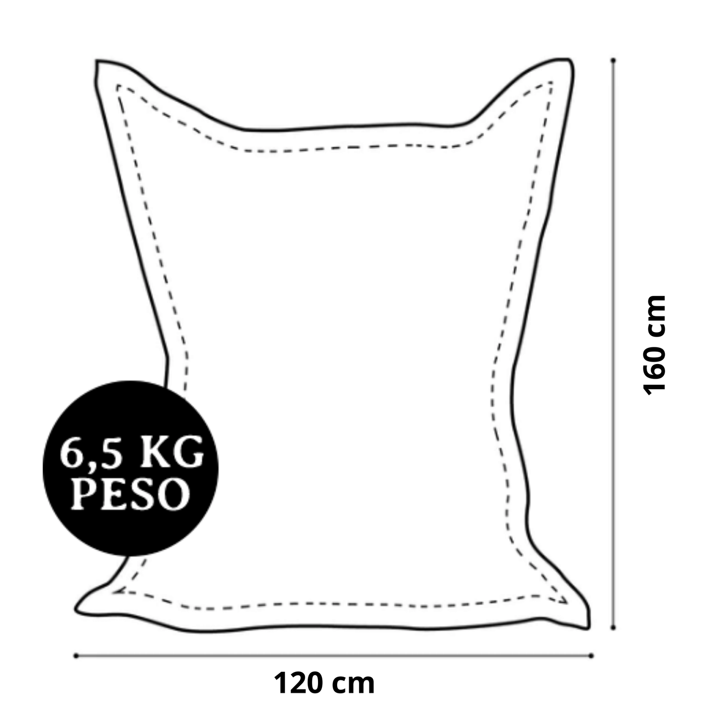 PUFF COJÍN XL ROSA