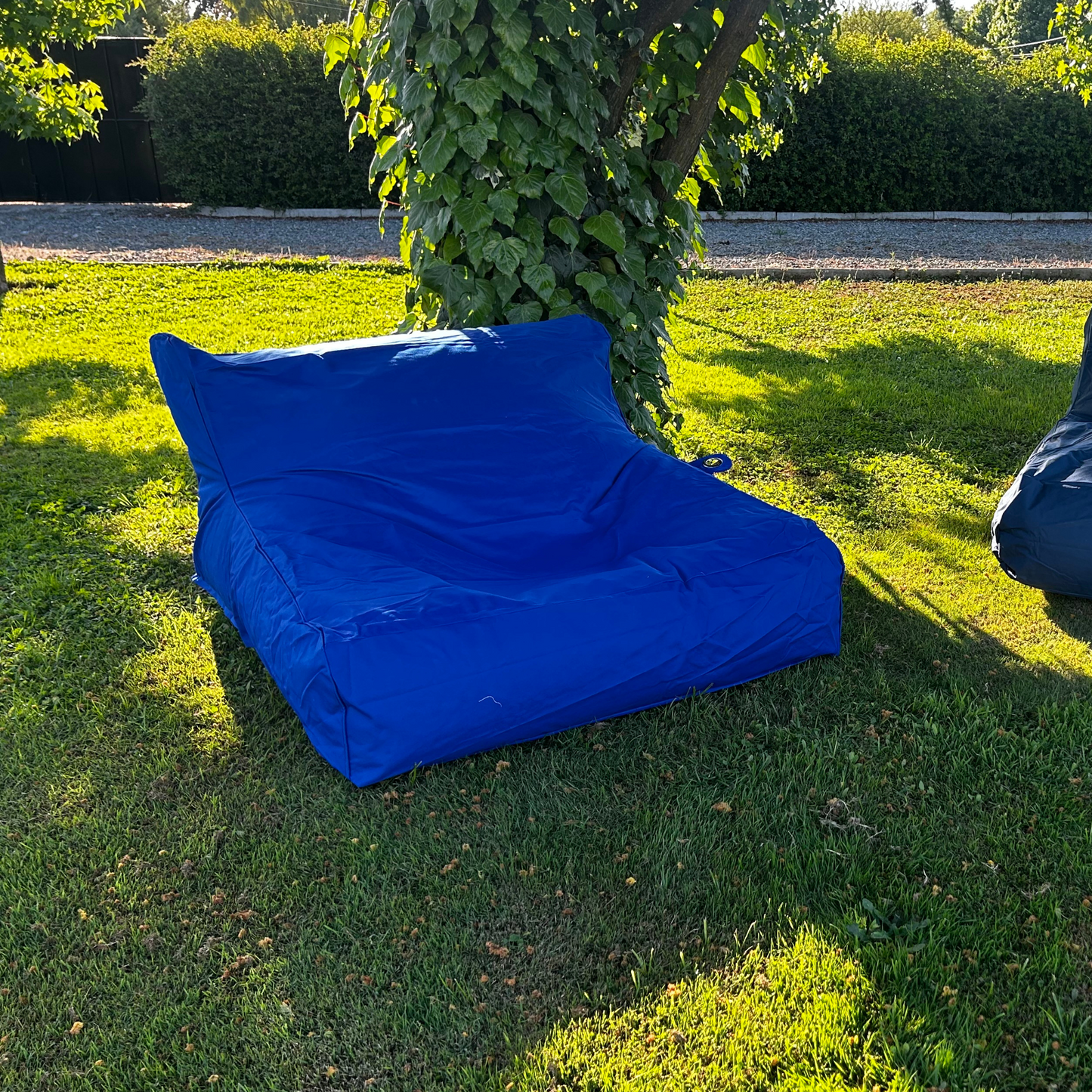 PUFF SILLÓN AZUL