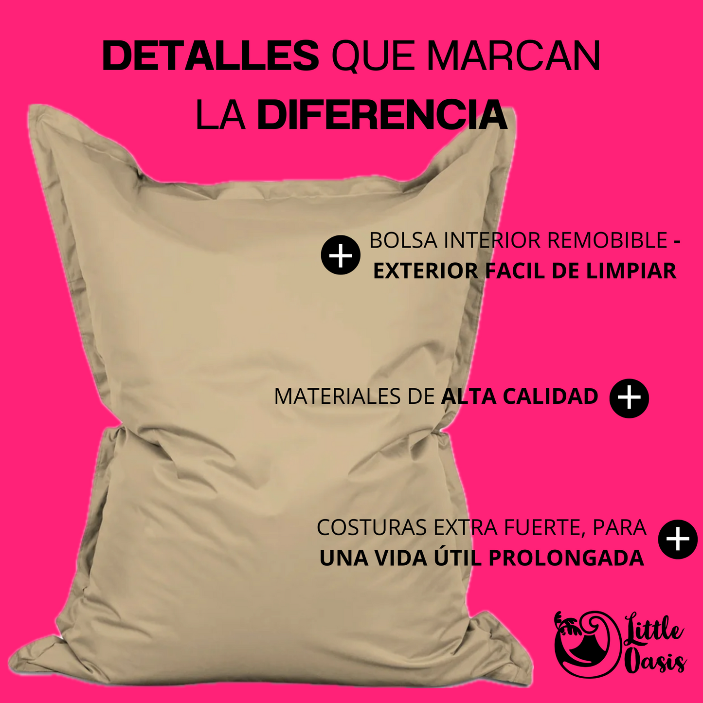PUFF COJÍN XL BEIGE