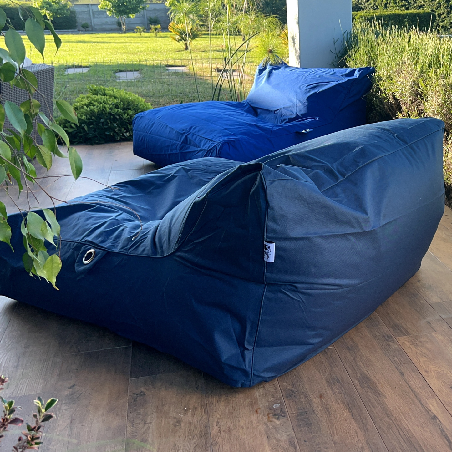 PUFF SILLÓN AZUL NAVY